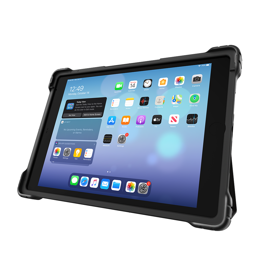 Hideaway Folio for 9th Gen iPad - Black - Front Hero